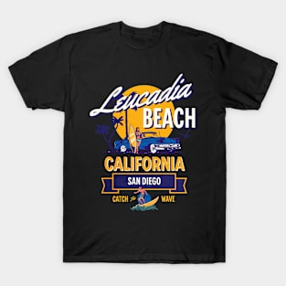 Leucadia Beach California Summer Paradise T-Shirt
